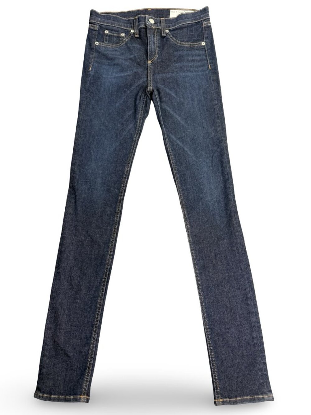 Rag & Bone '10 Inch Skinny' Jeans Womens 26 Dark Wash Haight Stretch Denim USA